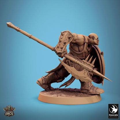 Infanterie-Ork-Speerschild - Bereit
