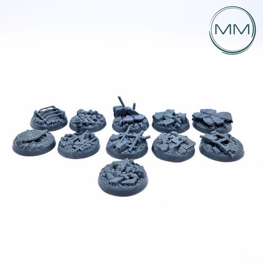32 mm zerstörte Stadtbasis – 10x