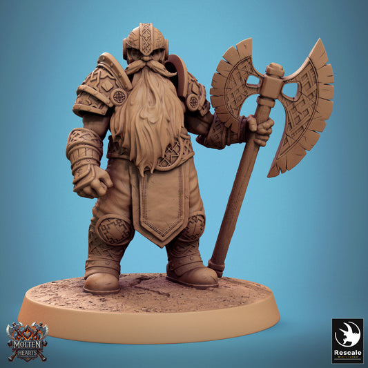 Dwarf Warrior - Big Ax Stand 3