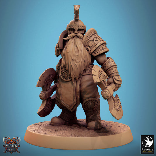Dwarf Warrior - Dual Ax Ready