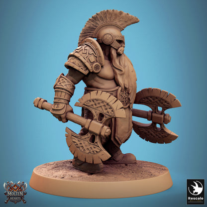 Dwarf Warrior - Dual Ax Ready