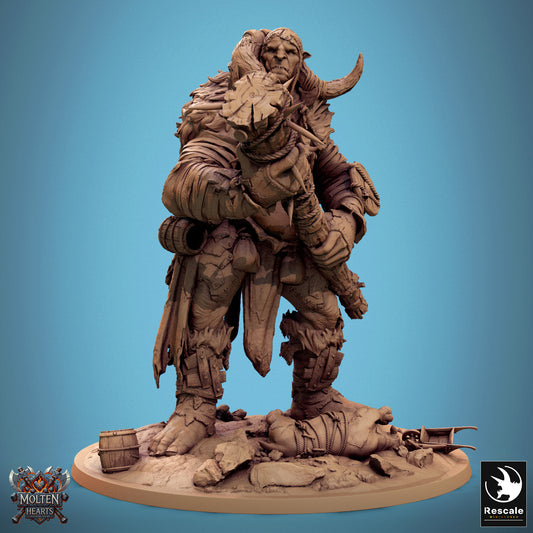 Riesiger Steinbrecher - Mace Tribal