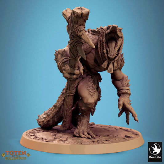 Lizardman Champion Dreadscale - Bones Cry