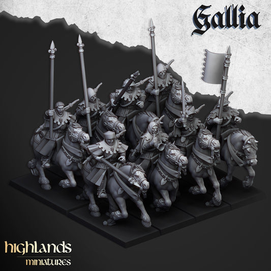 Gallia berittene Soldaten