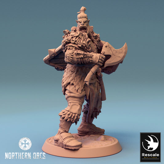 Ork-Soldat – Axt-Verhöhnung