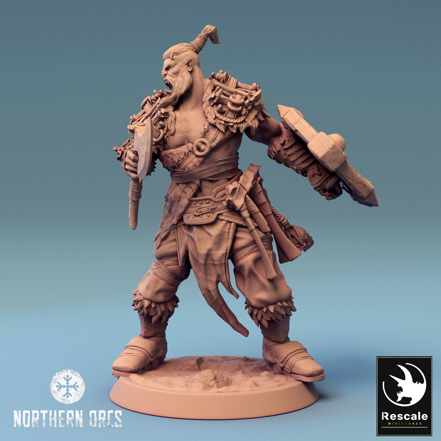Ork-Soldat – Axt-Verhöhnung