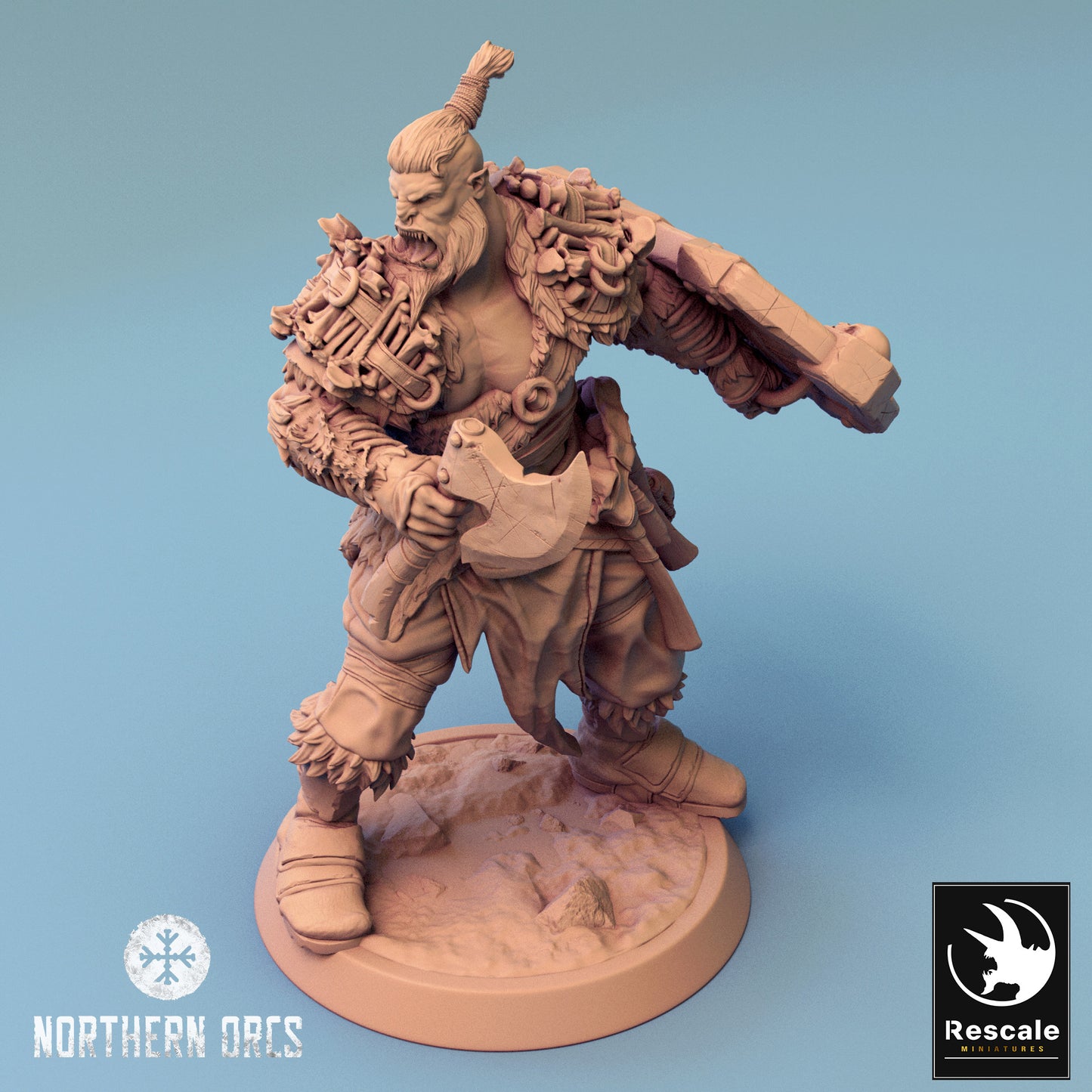 Ork-Soldat – Axt-Verhöhnung