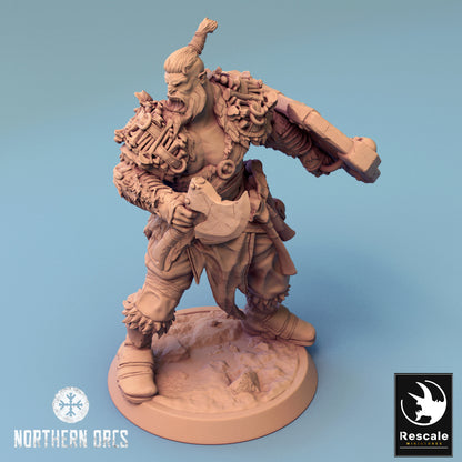 Ork-Soldat – Axt-Verhöhnung