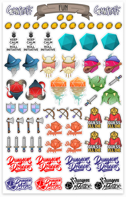 TTRPG Notebook Ministickers