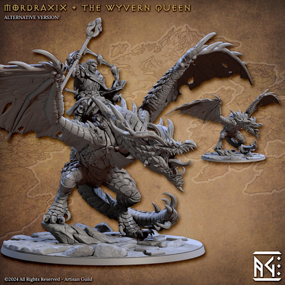 Modrdaxix Wyvern-Königin