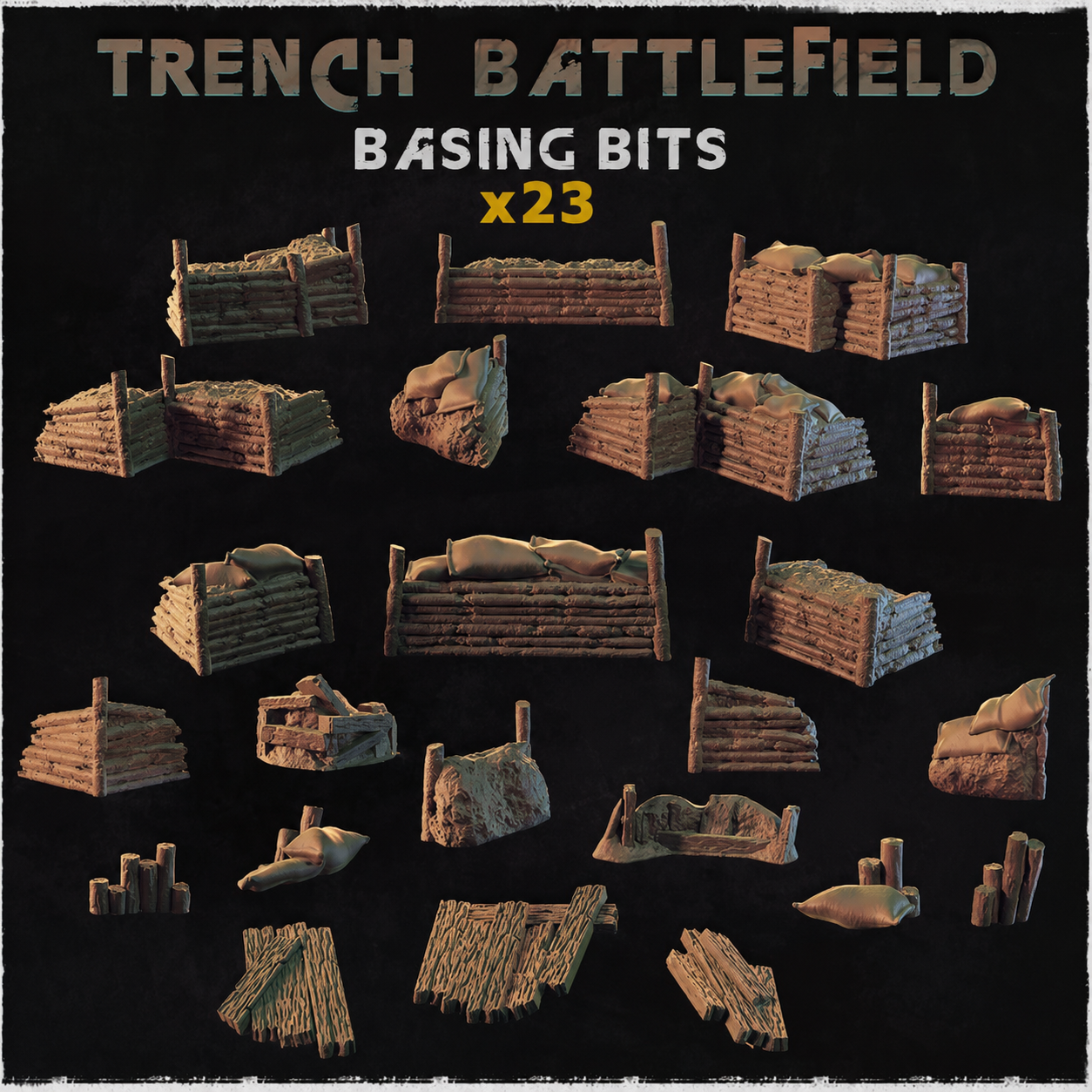 Basing Bits - Trench Battlefield
