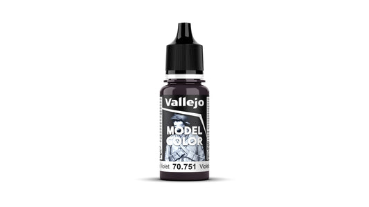 Modellfarbe Schwarzviolett - 18ml