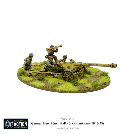 German Heer 75mm PaK 40 anti-tank gun