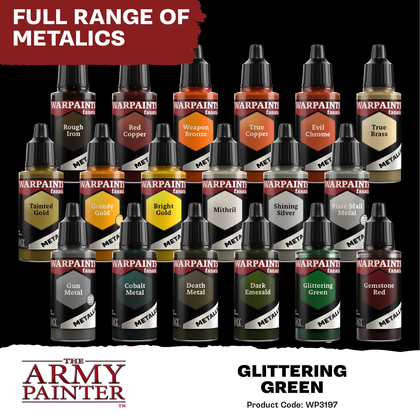 Warpaints Fanatic Glitzerndes Grün