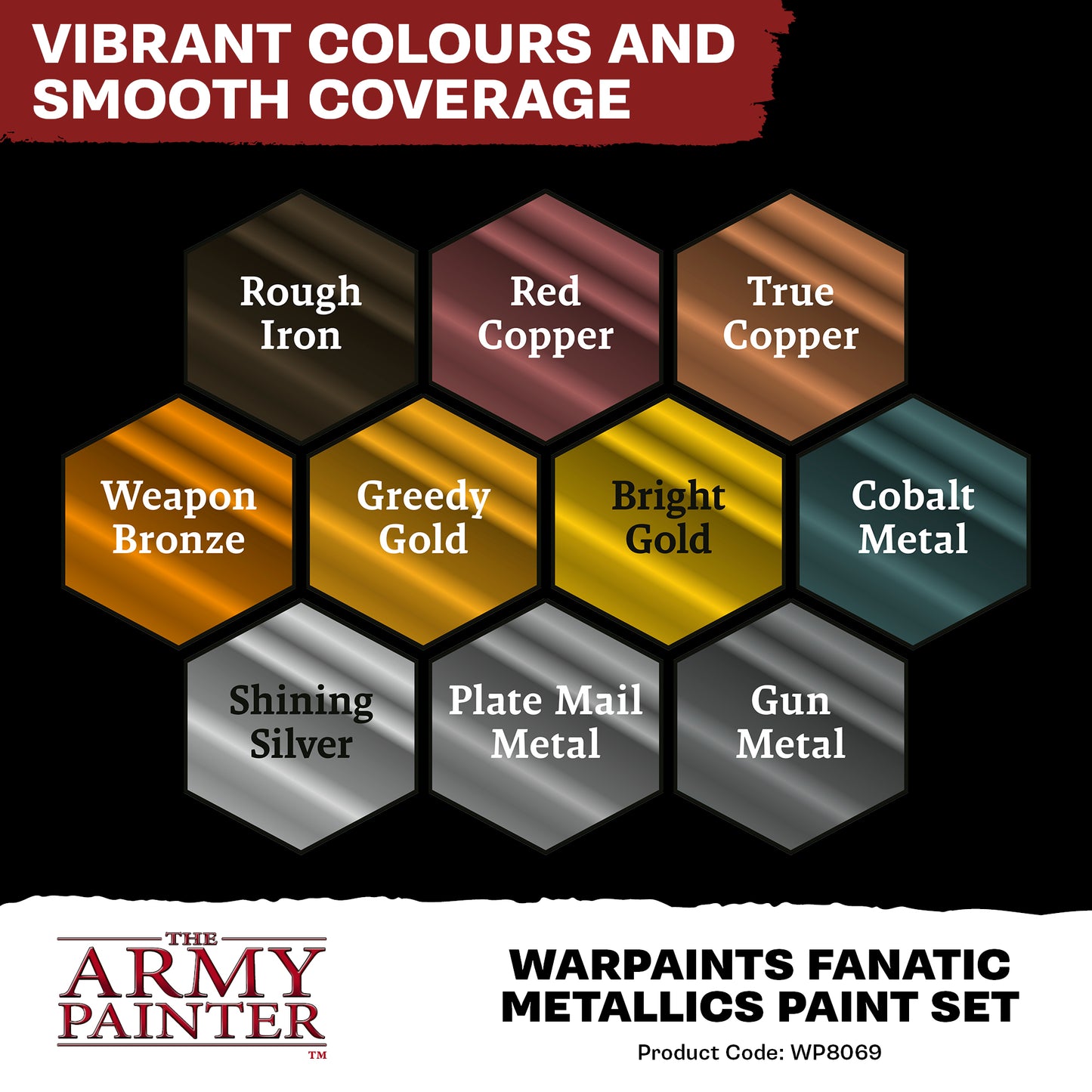Warpaints Fanatic Metallics Farbset