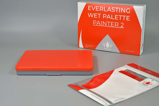 Everlasting Wet Palette Painter v2 – 15 Blätter und 2 Schaumstoffe