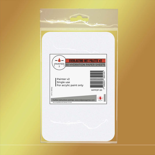 Hydration-Papierbögen für Painter v2 50x - Für ewig feuchte Paletten