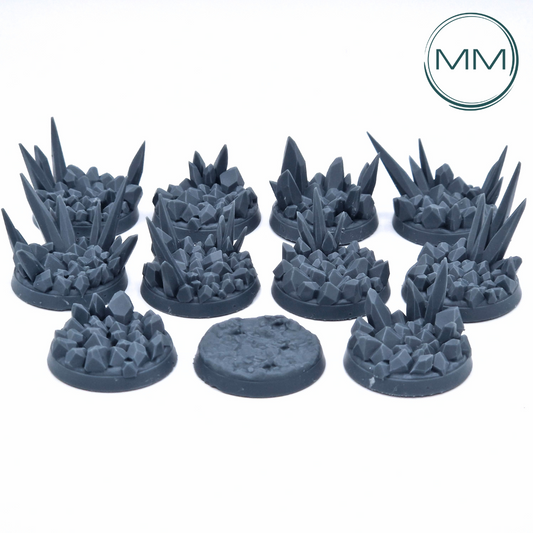 32 mm Kristallsockel - 10x