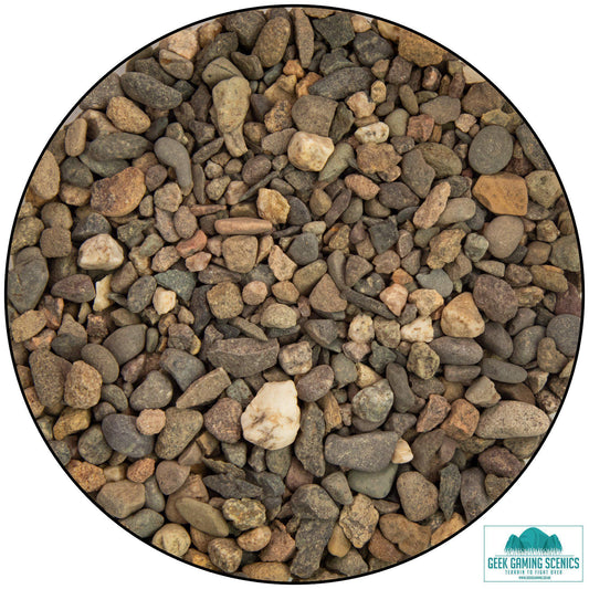 Basis bereit für gefallene Felsen