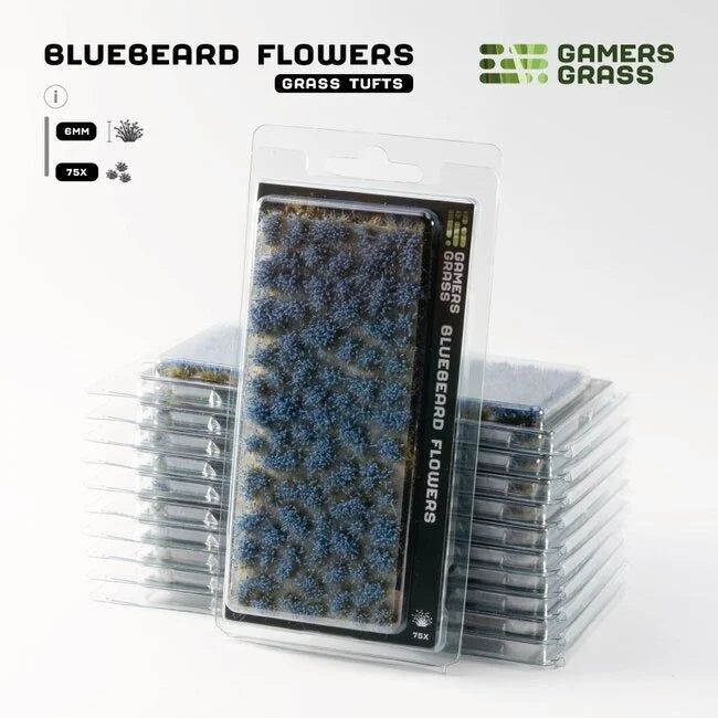Bluebeard Flowers 6mm