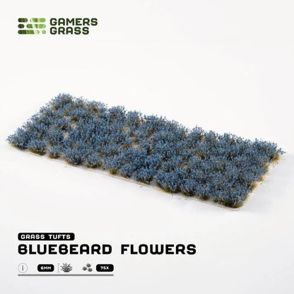 Bluebeard Flowers 6mm