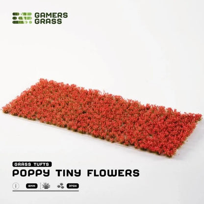 Poppy Tiny Flowers 4mm