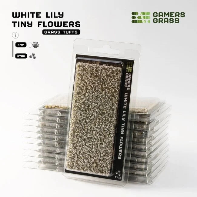 White Lily Tiny Flowers 4mm