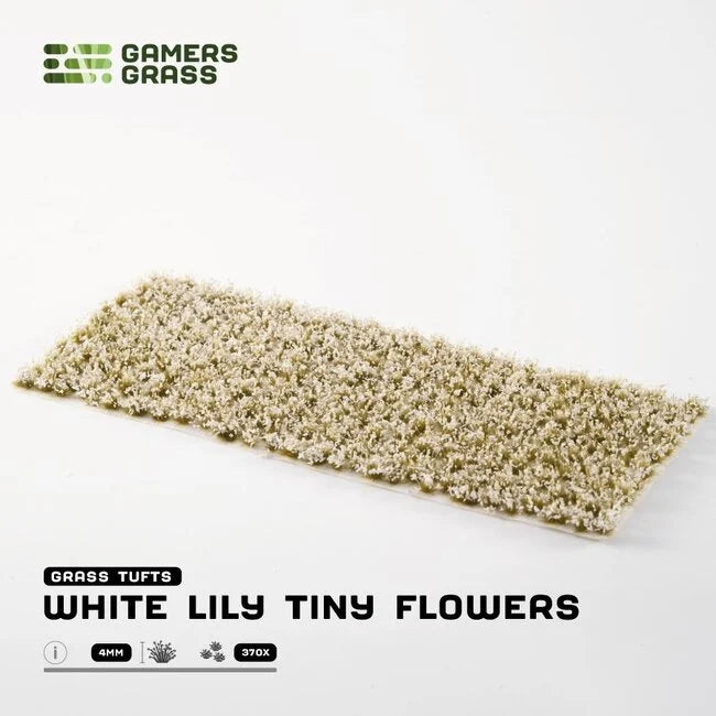 White Lily Tiny Flowers 4mm