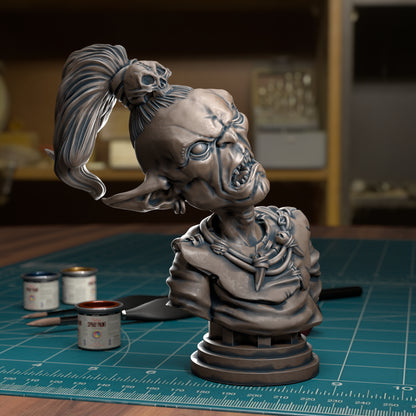 Goblin-Haarknoten - Büste