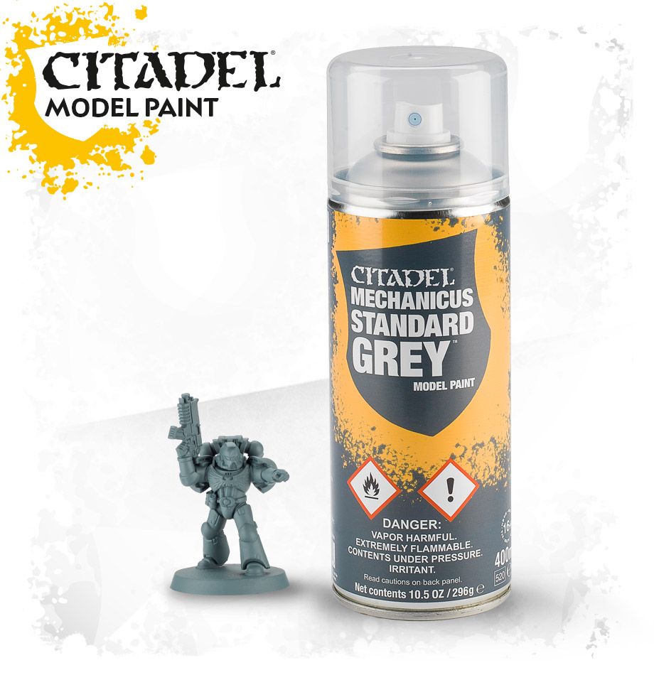Mechanicus Standard Grey Spray Primer - 400ml