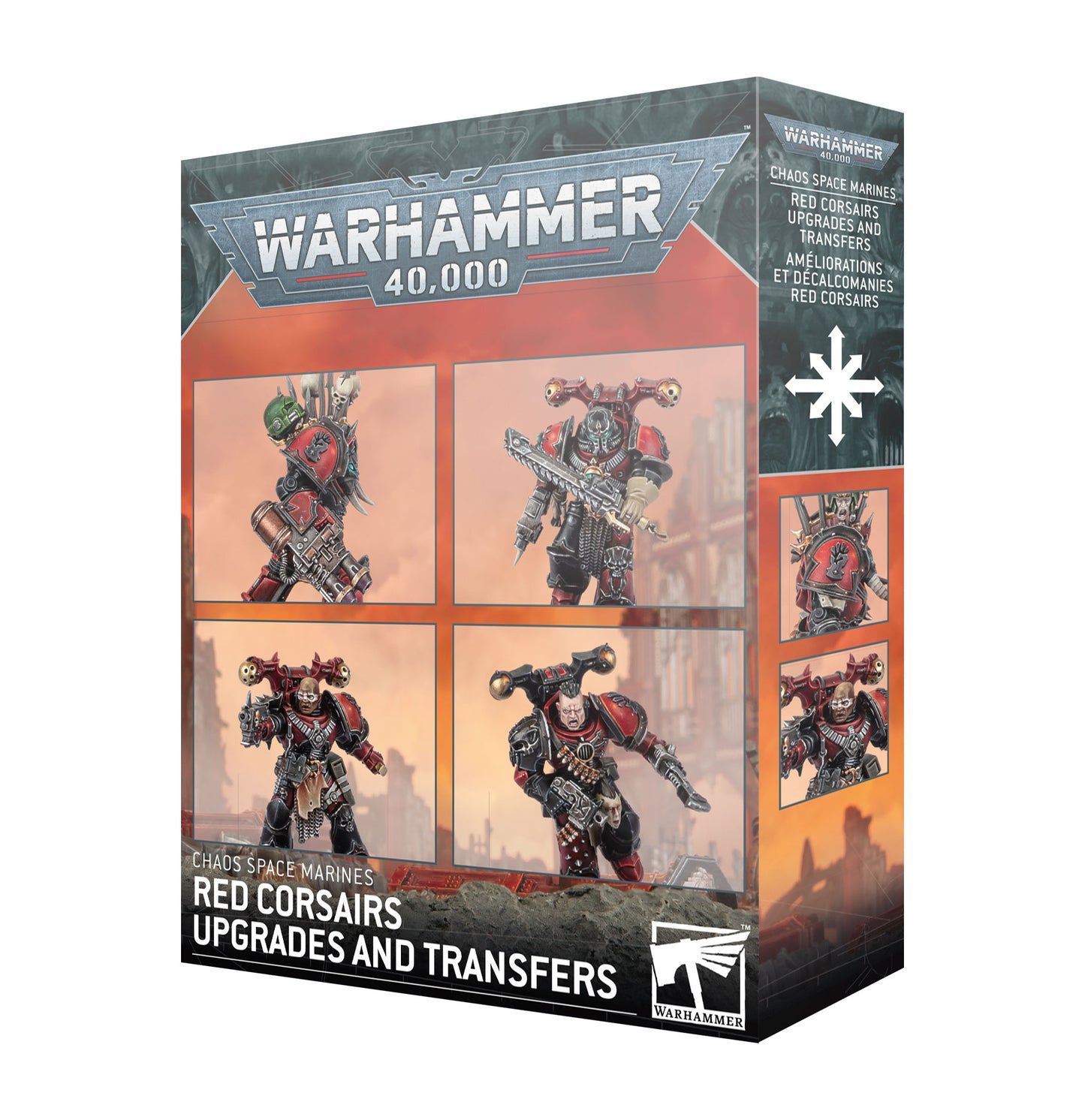 Chaos Space Marines - Rote Korsaren Upgrades & Abziehbilder