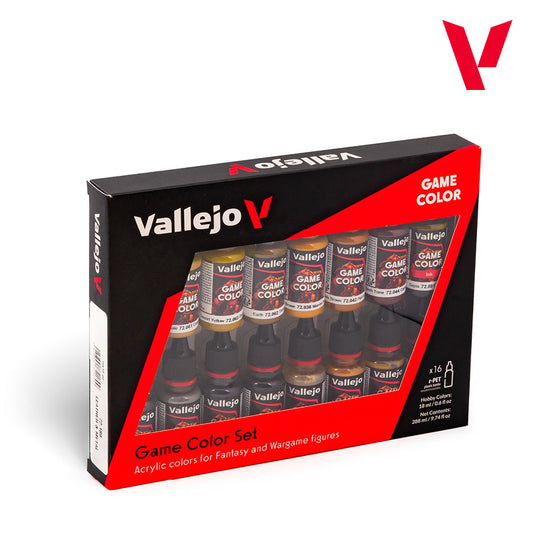 Vallejo Game Color Set - Leder &amp; Metall (16)
