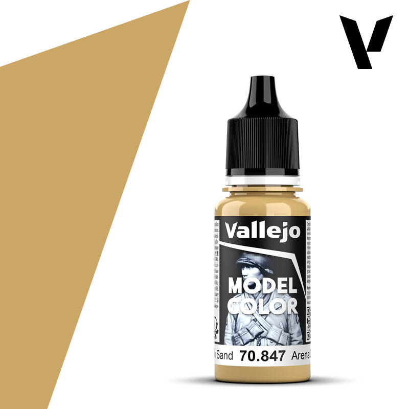 Modellfarbe Dunkler Sand - 18ml