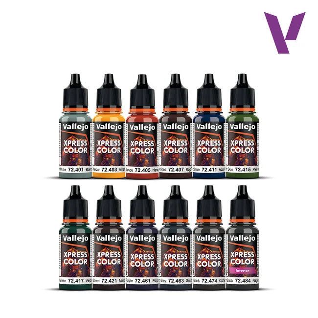 Vallejo Xpress Color Starter Set - 18ml (12)